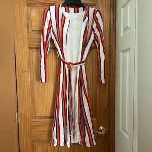 Striped Long Cardigan (Vici)